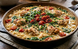 Brothy Beans & Orzo with Chicken