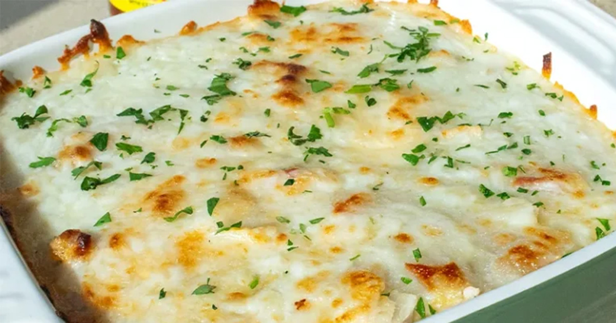 Chicken Sausage & Hot Pepper Ricotta Bake