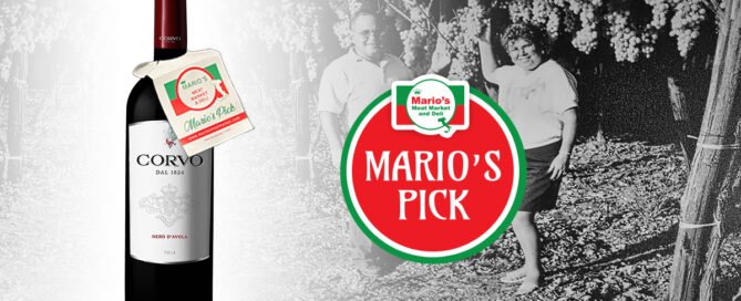 Mario's Pick: Corvo Nero d'Avola