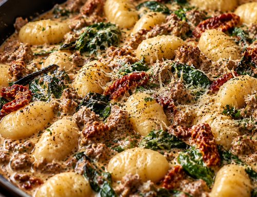 Creamy Tuscan Beef Gnocchi